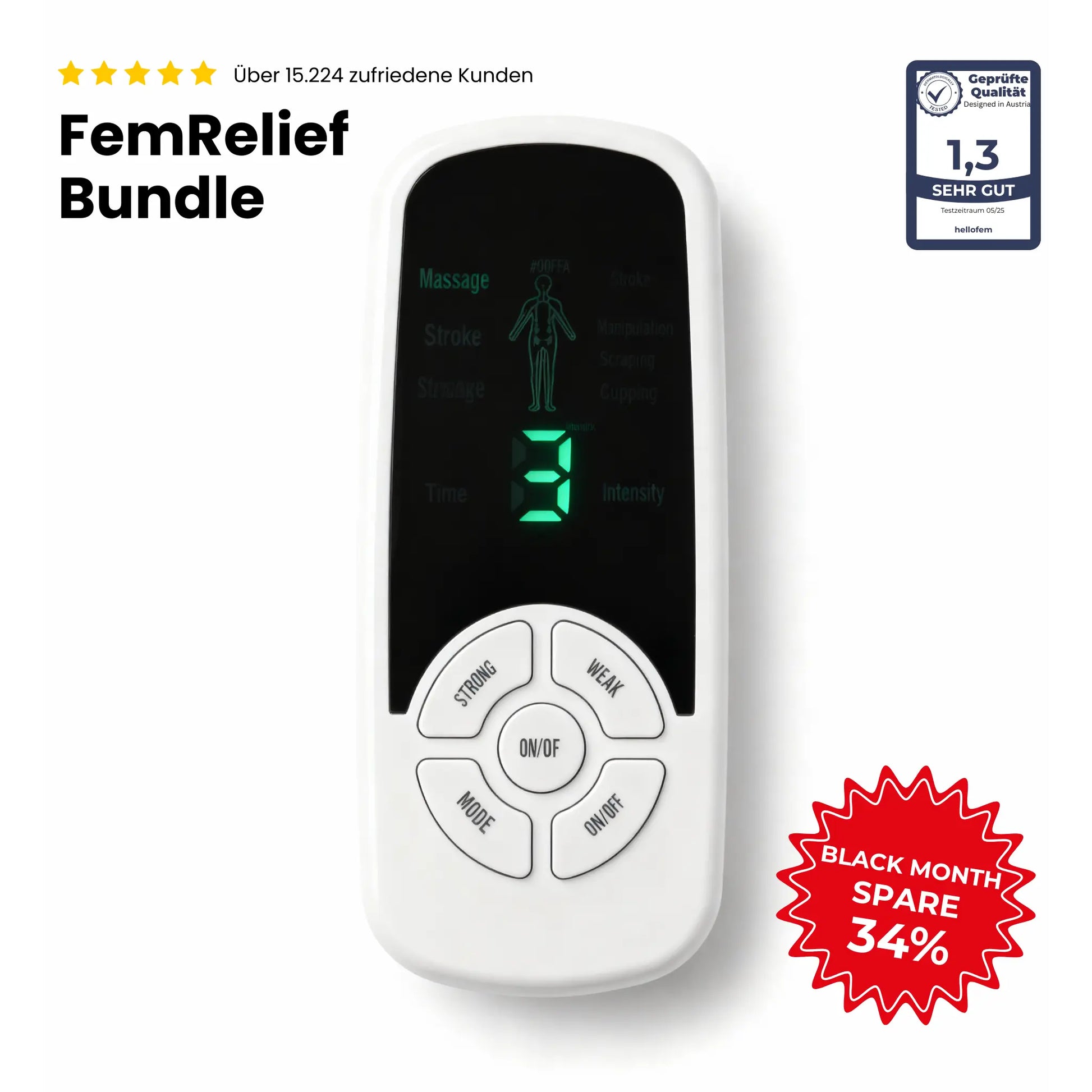 FemRelief - TENS Gerät gegen Regelschmerzen