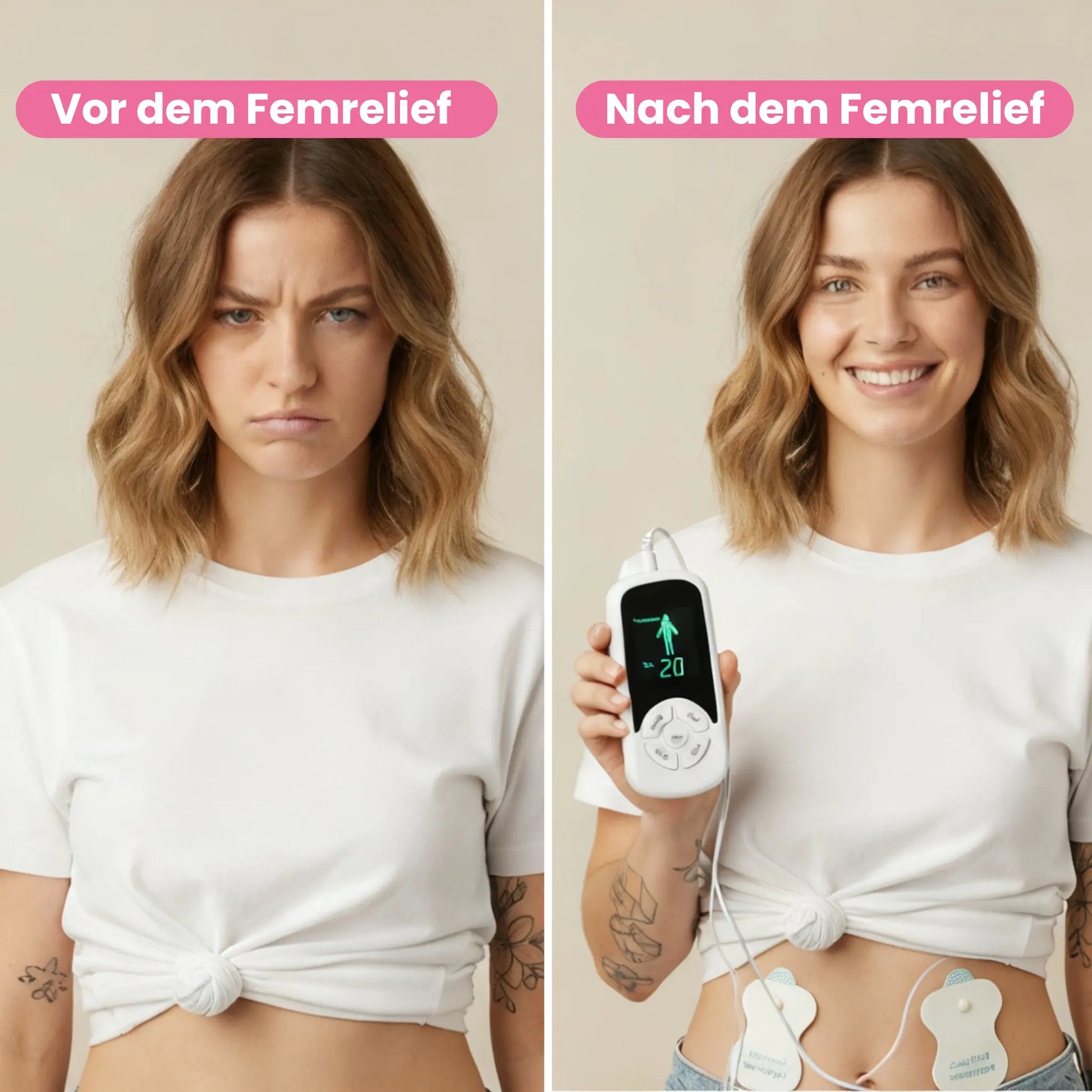 FemRelief - TENS Gerät gegen Regelschmerzen